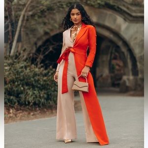 Orange & Tan Jumpsuit